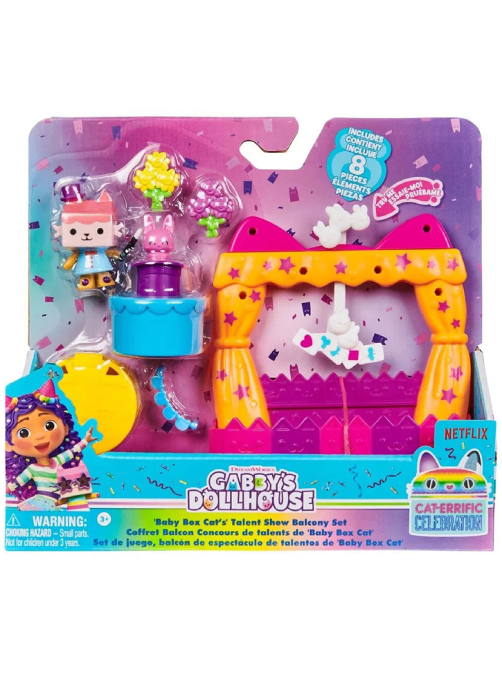 Gabby's Dollhouse Balcony Set Baby Box (6071358)