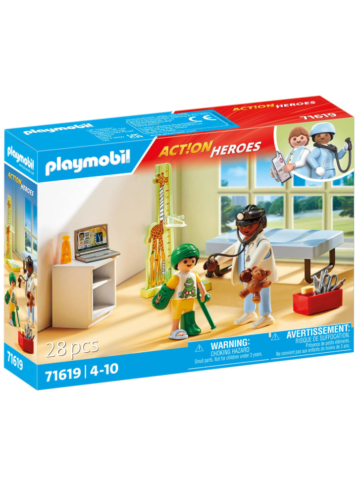 Playmobil Pediatrician with teddy bear (71619)