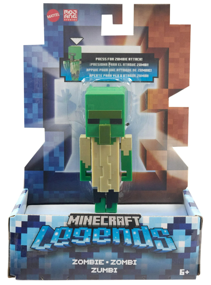 Minecraft Legends Zombie 8cm