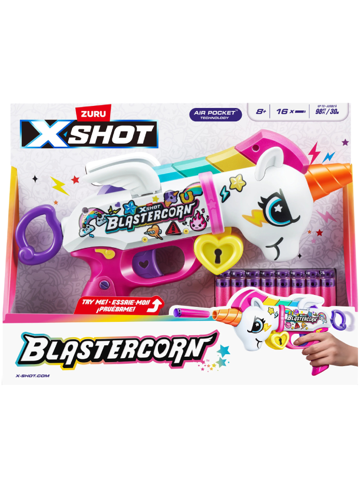 X-SHOT Blastercorn Unicorn Heartbreaker (36729)