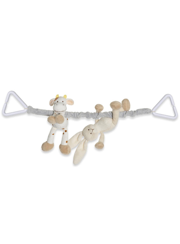 Diinglisar Stroller chain Rabbit and cow (TK2934)