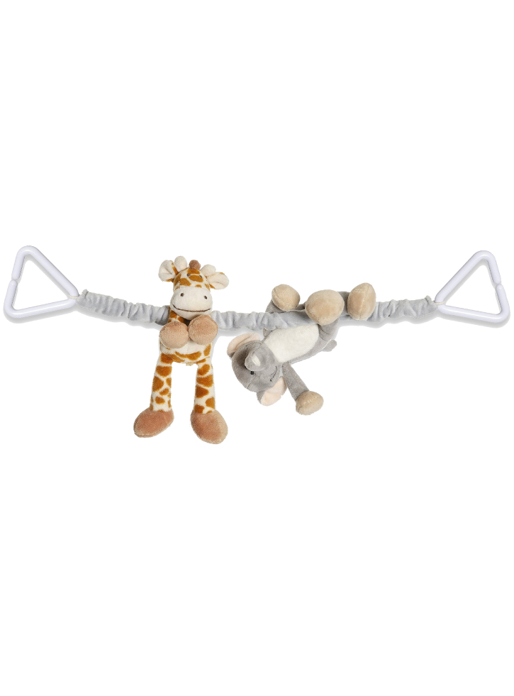 Diinglisar Wild Stroller Chain Elephant and Giraffe (TK2935)