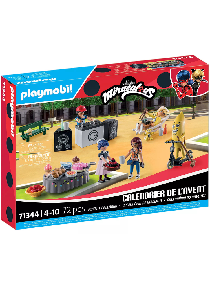 Playmobil Advent Calendar Miraculous Picnic in Paris (71344)