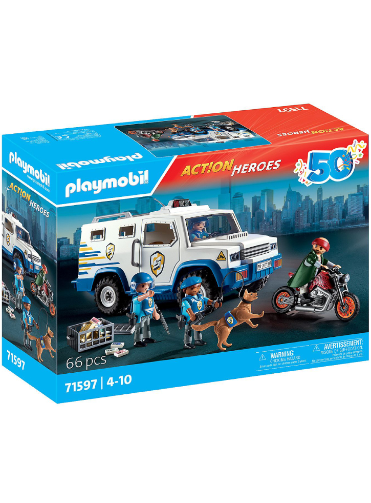 Playmobil Police Money Transporter (71597)