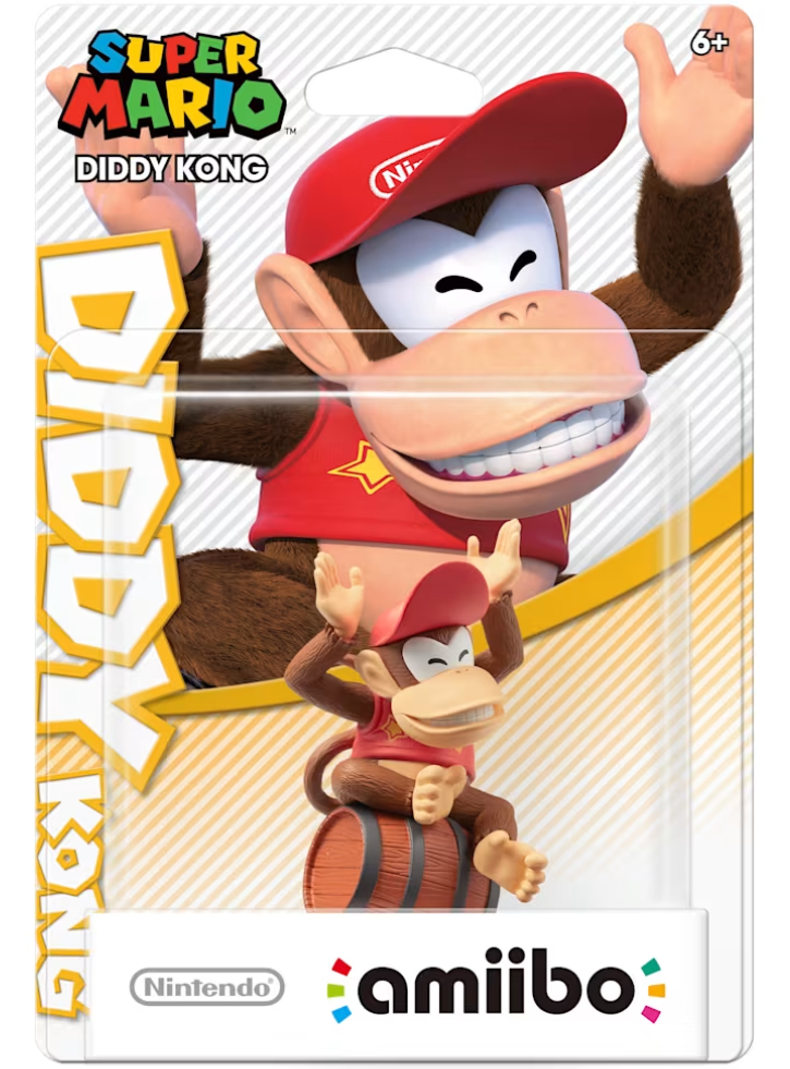 Nintendo Amiibo Figurine Diddy Kong Super Mario Collection WII U