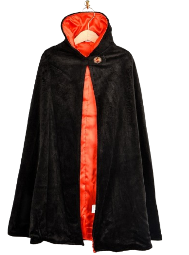Den Goda Fen Deluxe Vampire Cape 122-128cm (F77621)
