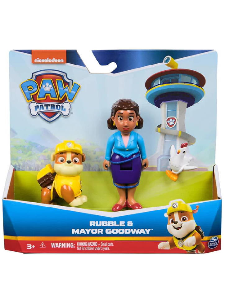 Paw Patrol Hero Pup Mayor Goodway & Rubble (6070749)