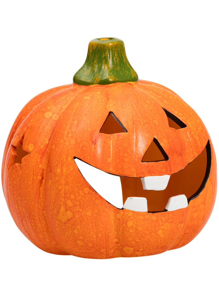 Joker Halloween Pumpkin Candle Holder (14cm) (96061)