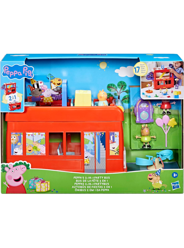 Peppa Pig 2 In 1 Party Bus (F8881)