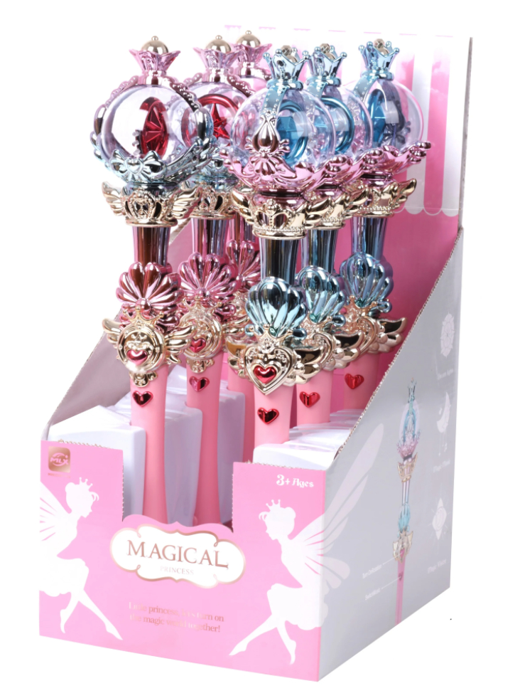 Sea&Sun Flashing Magic Stick w. Light & Music 6pcs Display (8880A)