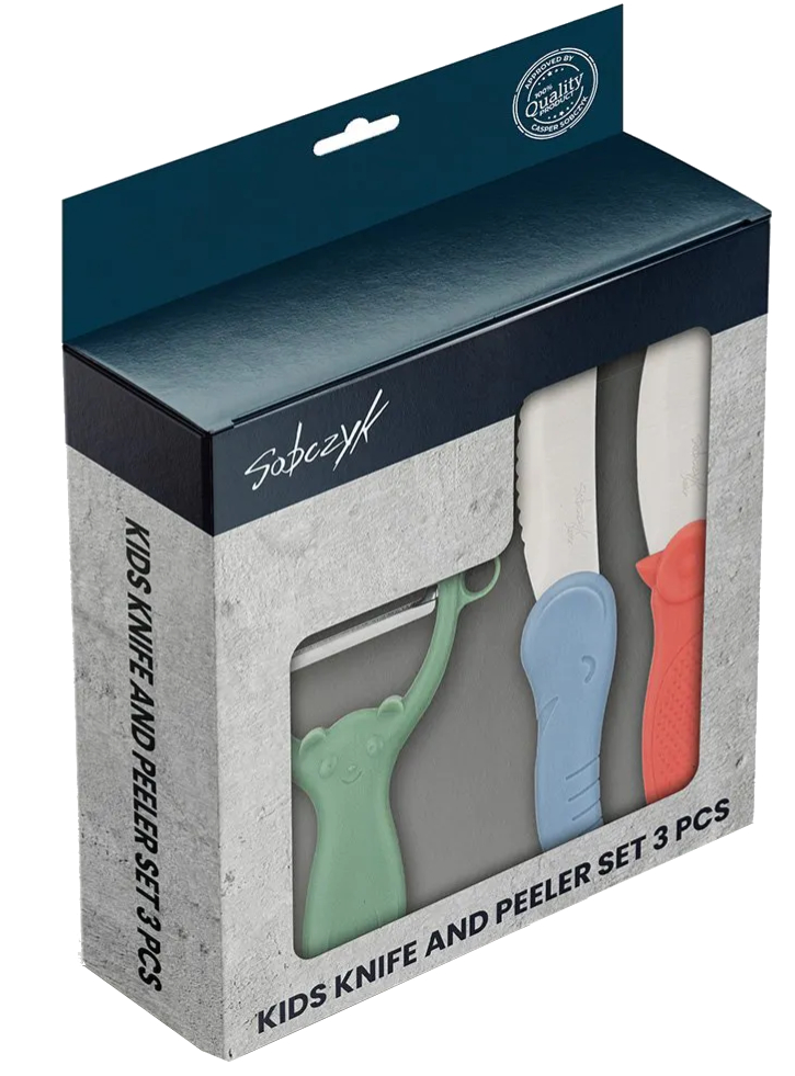 Sobczyk junior Children's knife and peeler set 3 pcs