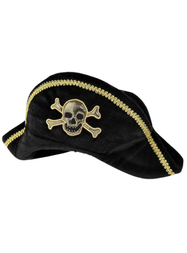 Den Goda Fen Velvet Pirate Hat Deluxe (F7580)
