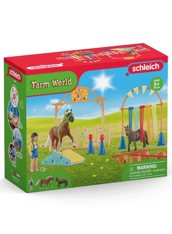 Schleich Horse Club Pony agility training (42481)