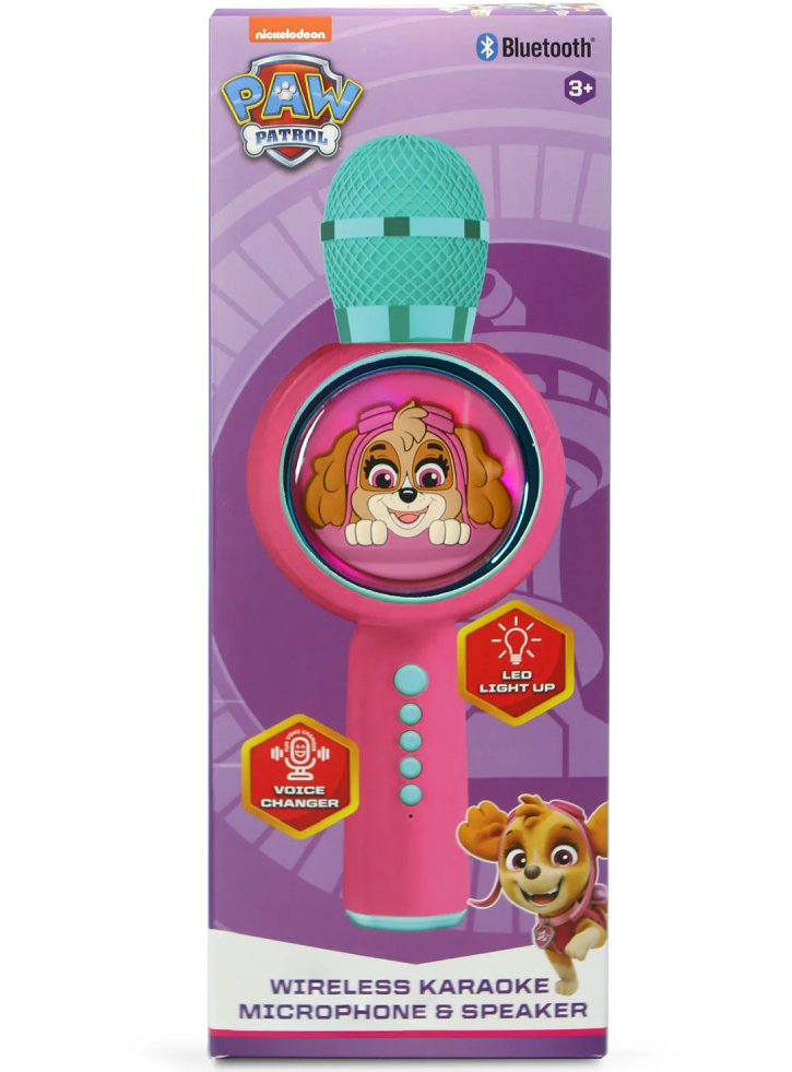 OTL PAW Patrol Skye PopSing LED Microphone
