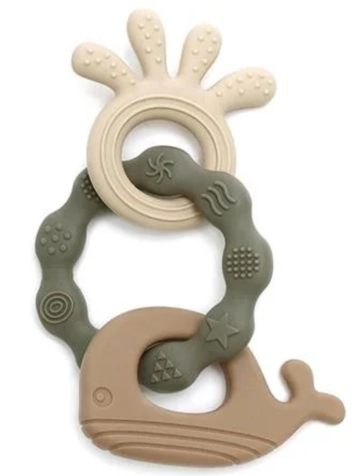 Magni Teether bracelet silicone with silicone appendix (5570)