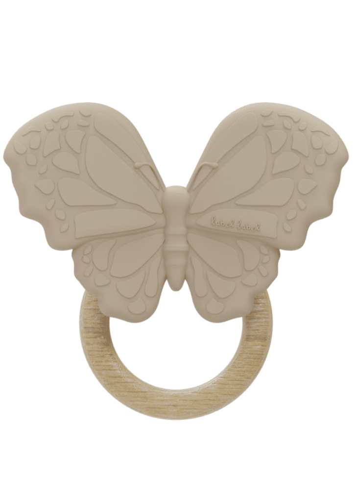 Label Label Silicone Bitering w Butterfly Nougat
