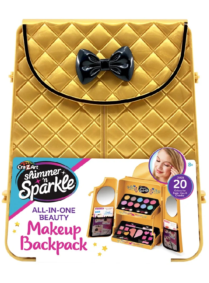 SHIMMER N SPARKLE Cosmetic Backpack Gold (17905S)