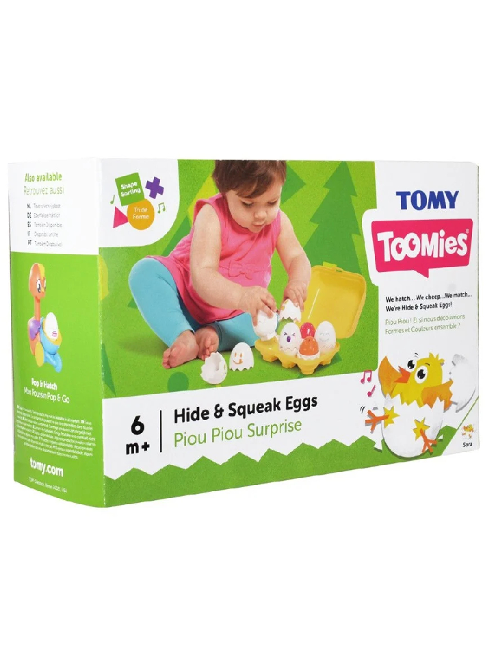 TOMY Hide & Squeak Eggs (203-15813)