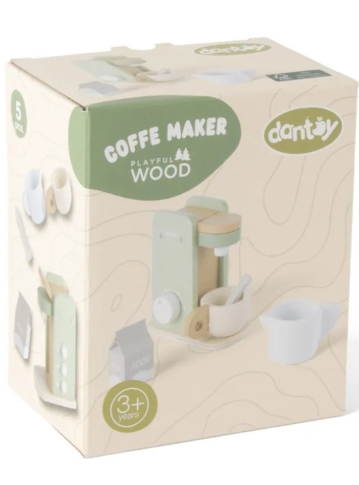 Dantoy Wooden coffee machine (4772)