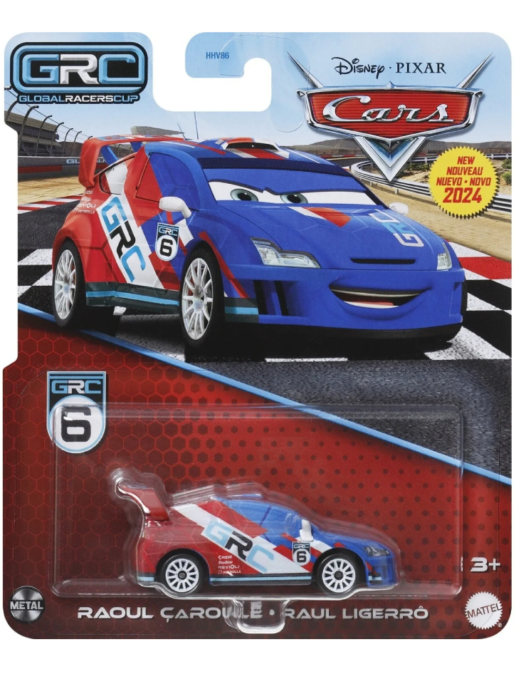 Disney Pixar Cars Global Racers Cup Raoul Caroule (HTY12)