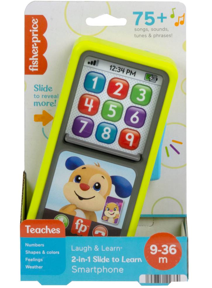 Fisher-Price Infant Laugh & Learn 2-in-1 Slide to Learn Smartphone (HNL41)