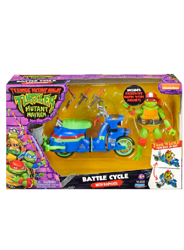 Turtles Mutant Mayhem Vehicle with Figure Random (46-83430)