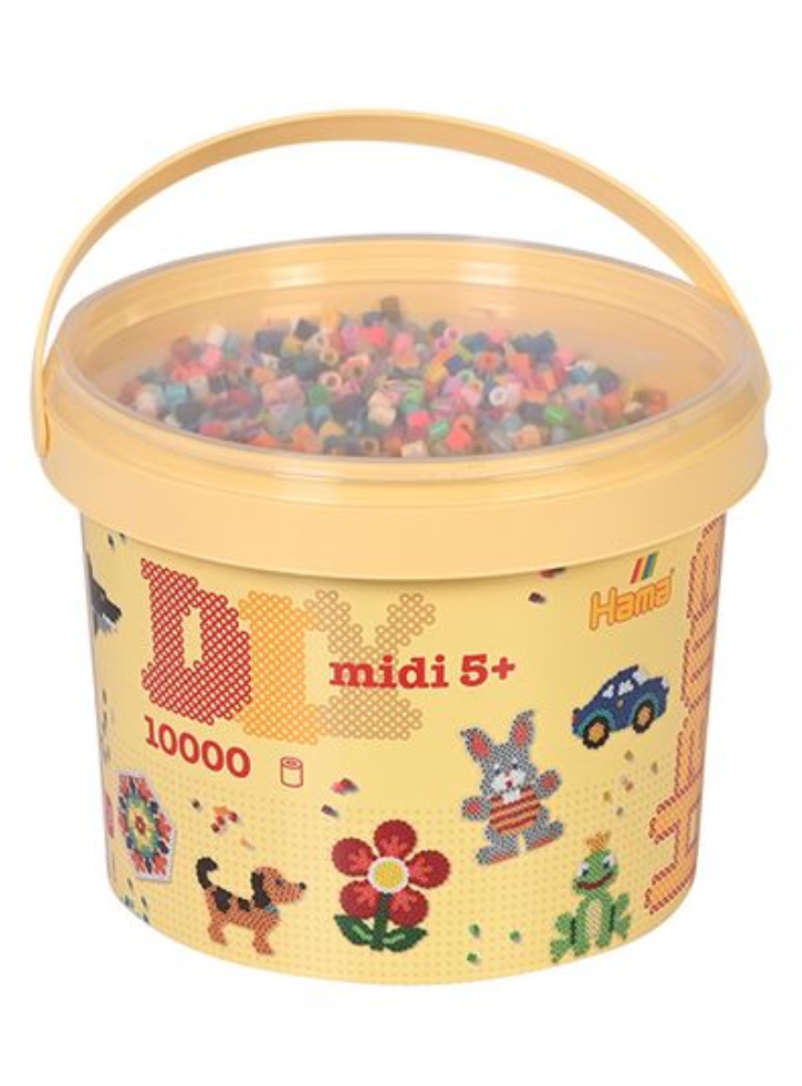 Hama Midi beads 10,000pcs pastel mix 68 (388068)