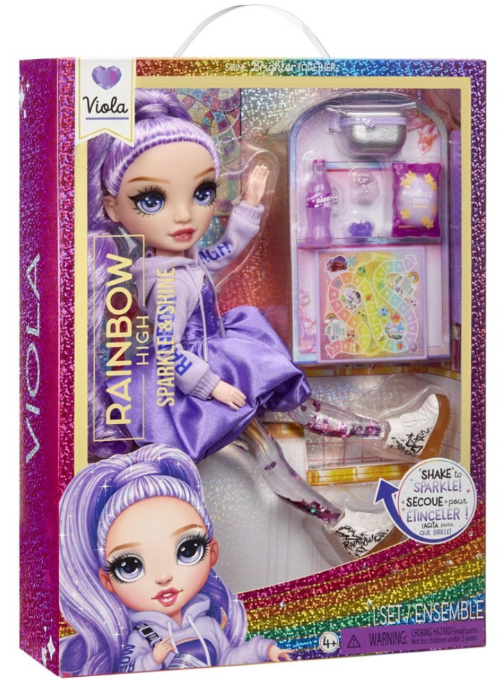 Rainbow High Sparkle & Shine Fashion Dolls VIOLA (Purple) (427810)