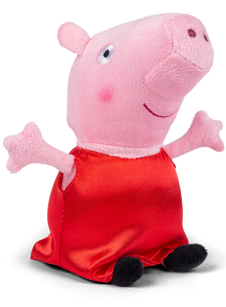 Peppa Pig Plush 20cm Peppa in red dress