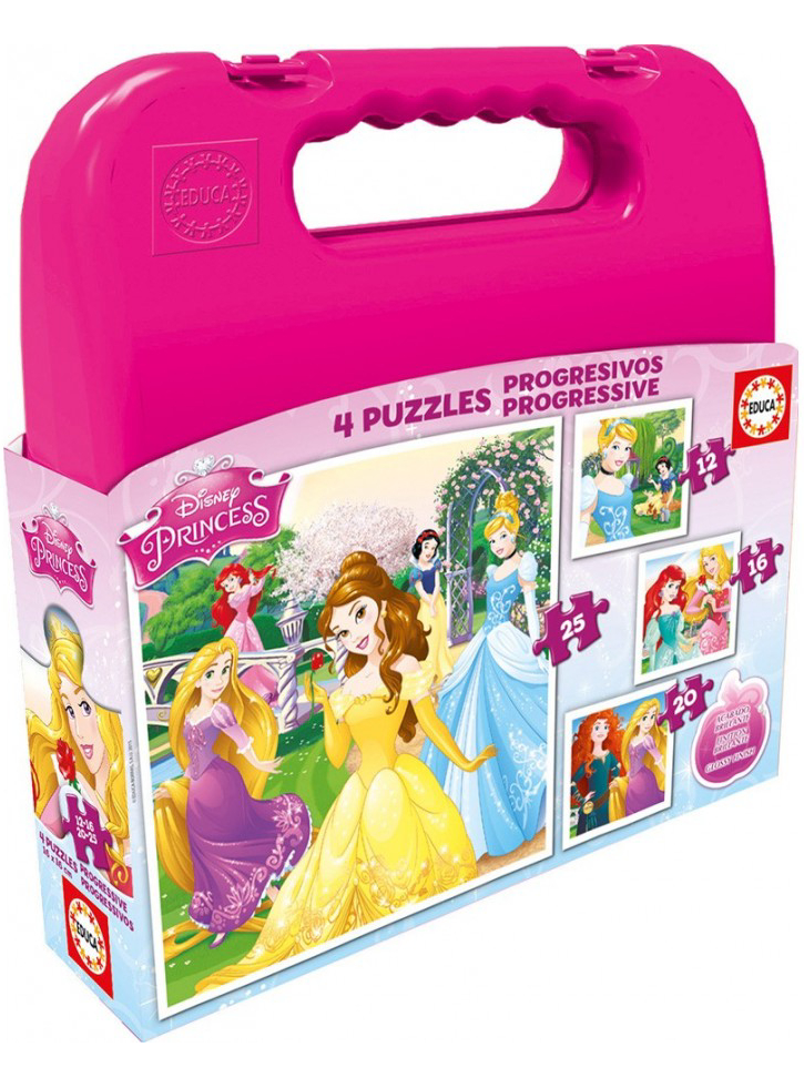 Educa Puzzle 12-16-20-25 Disney Princess (80-16508)