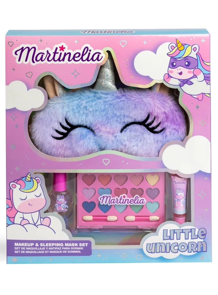 Martinelia Little Unicorn Makeup & Eye Mask Set (AQ-12024)