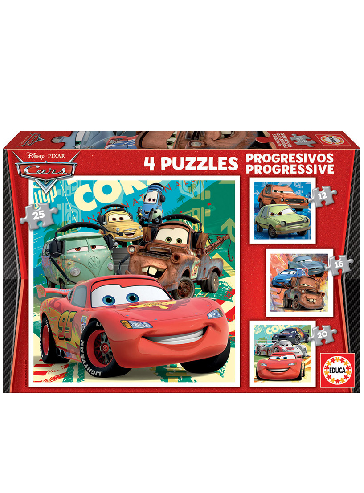 Educa Puzzle 12-16-20-25 Cars ( 80-14942)