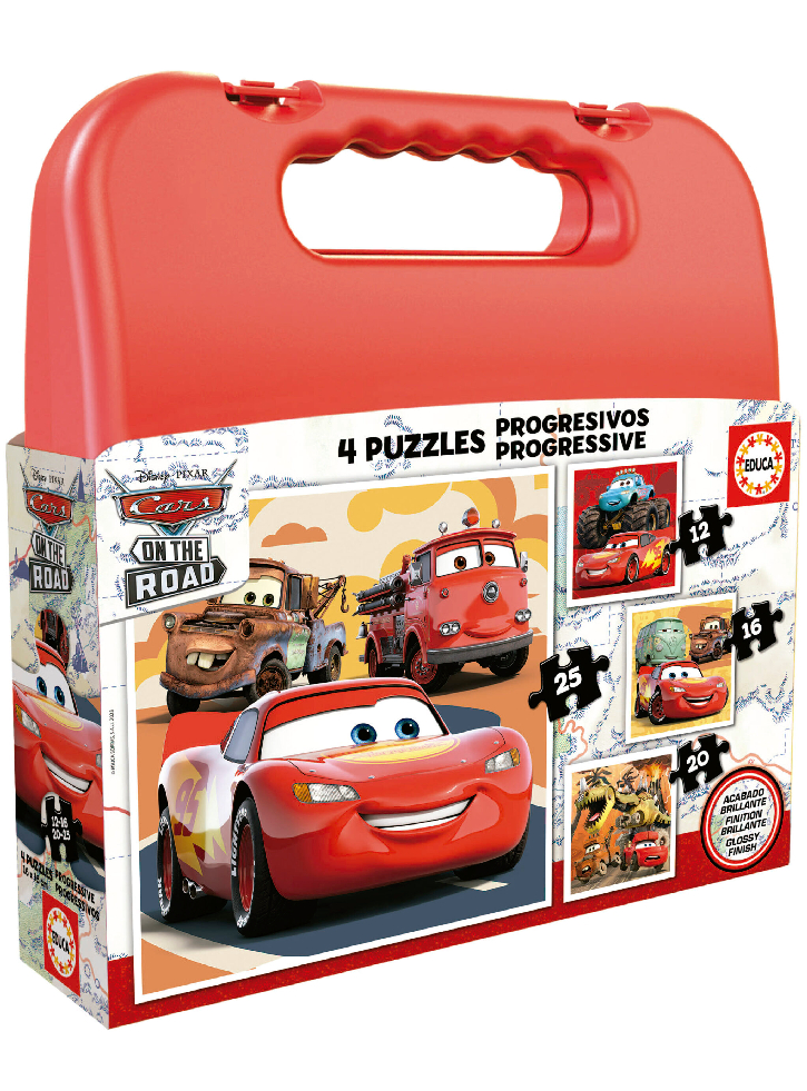Educa Puzzle 12-16-20-25 Cars (80-19677)
