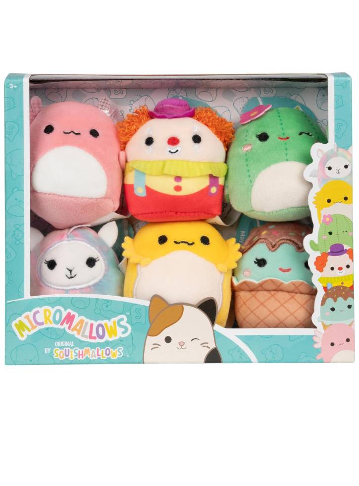 Squishmallows Micromallows 6-pack Plush Archie, Rodry, Maritza, Maya, Bimbi, Lucy-May SQMM0009 x1