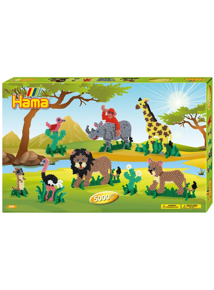 HAMA Midi Beads Giant Gift Box Safari (3041)