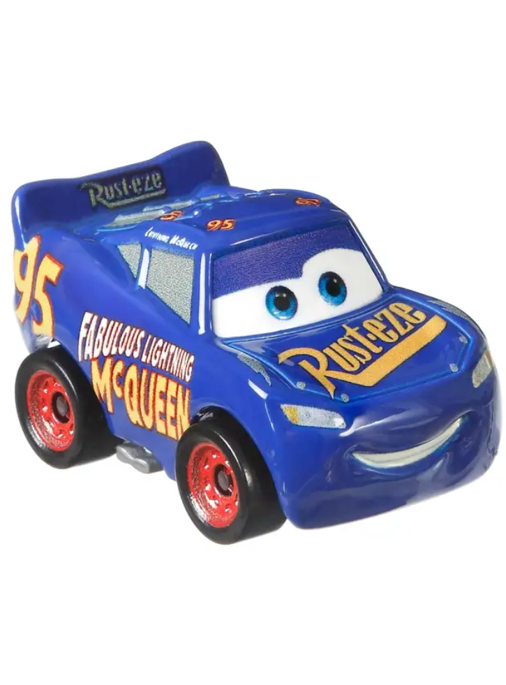 Disney Cars Mini Racers Rayo Mcqueen Vehicle (GLD65)