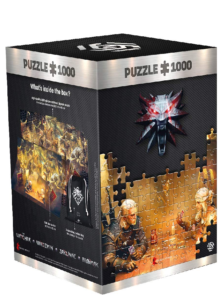 Good Loot Premium Puzzle The Witcher Playing Gwent (1000 pieces)
