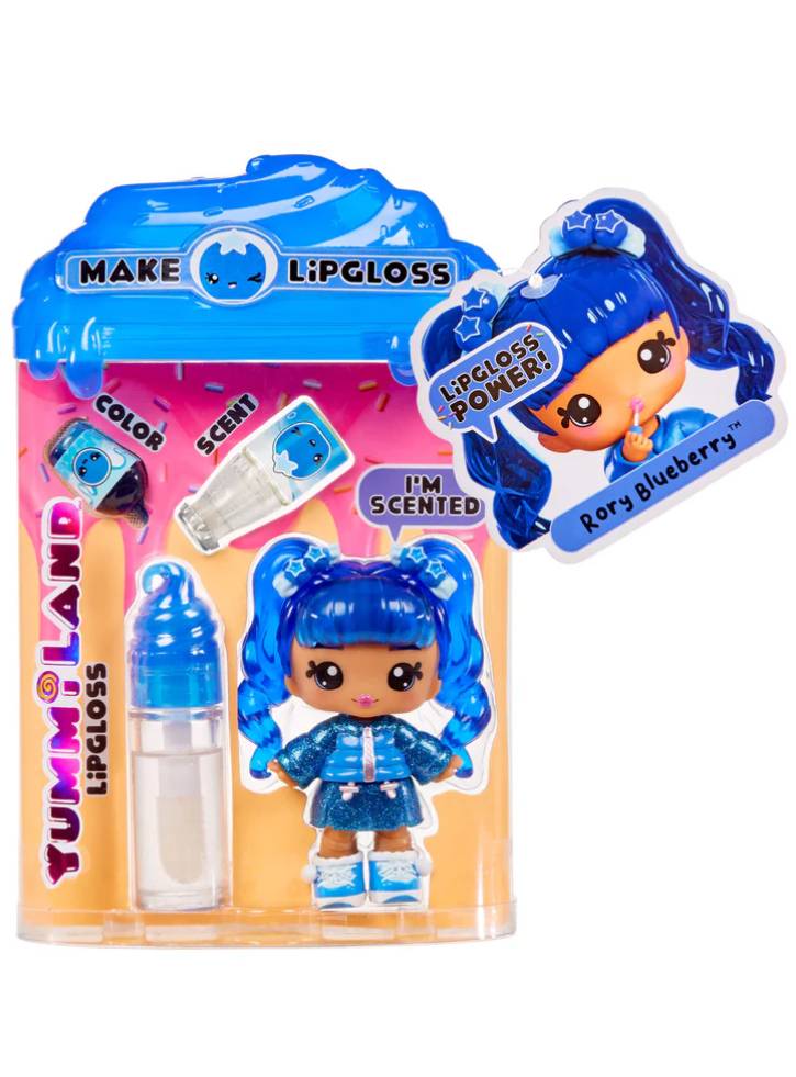 MGA Yummiland Lipgloss Doll- Rory Blueberry (120766)