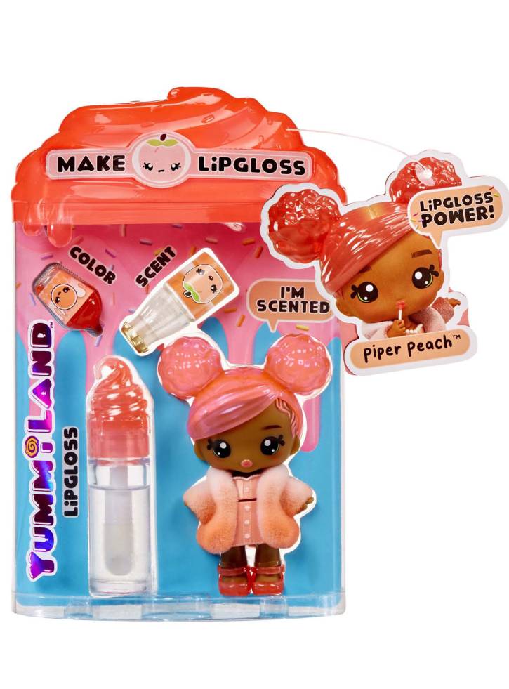 MGA Yummiland Lipgloss Doll- Pia Peach (120759)
