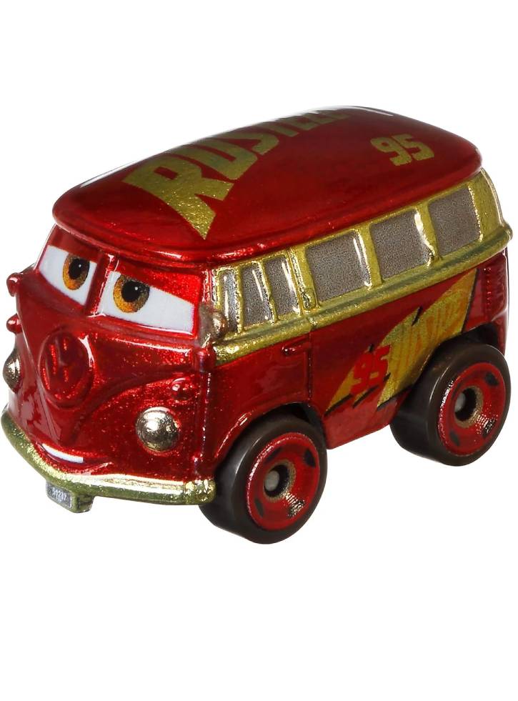 Disney Cars Mini Racers Rusteze Wrap Fillmore Vehicle (GRV95)