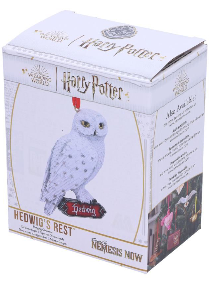 Harry Potter Hedwig's Rest Hanging Ornament 9cm
