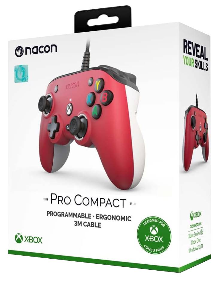 Nacon Pro Controller Compact Red - Xbox Series X