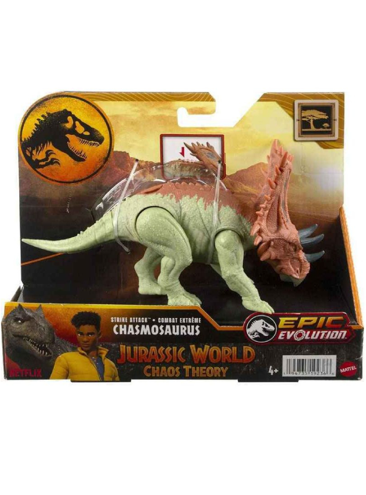 Jurassic World Epic Evolution Strike Chasmosaurus Attack (HTK67)