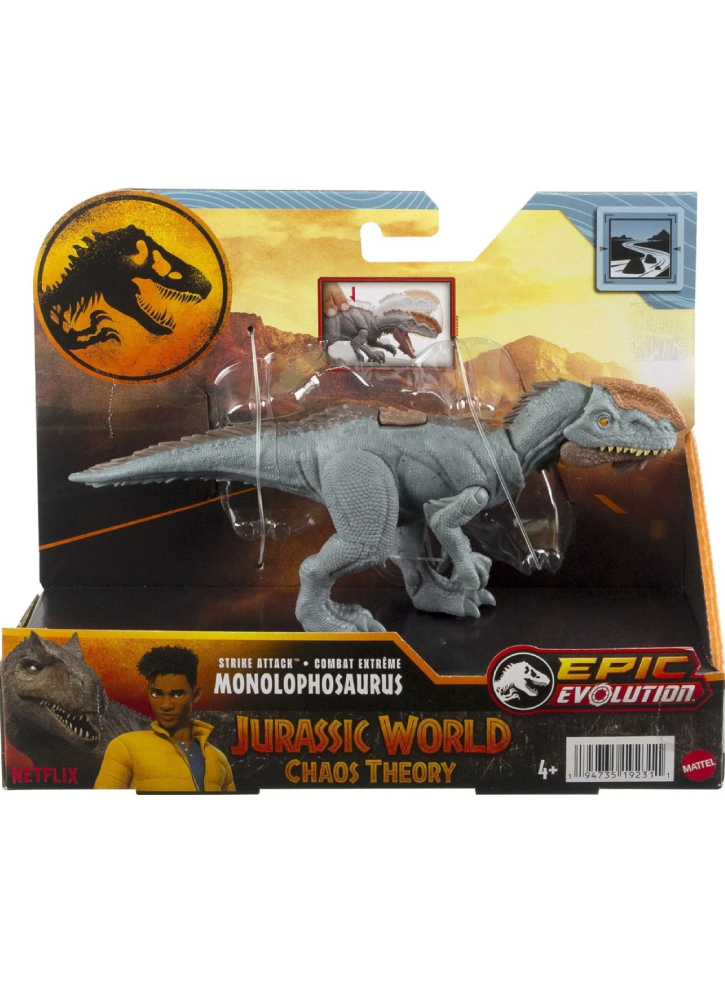 Jurassic World Epic Evolution Strike Monolophosaurus Attack (HTK64)