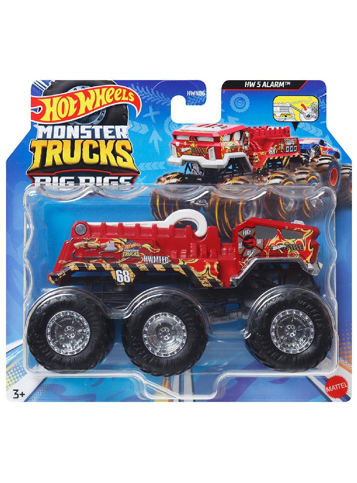 Hot Wheels Monster Trucks Big Rigs HW 5 Alarm (HWN94)