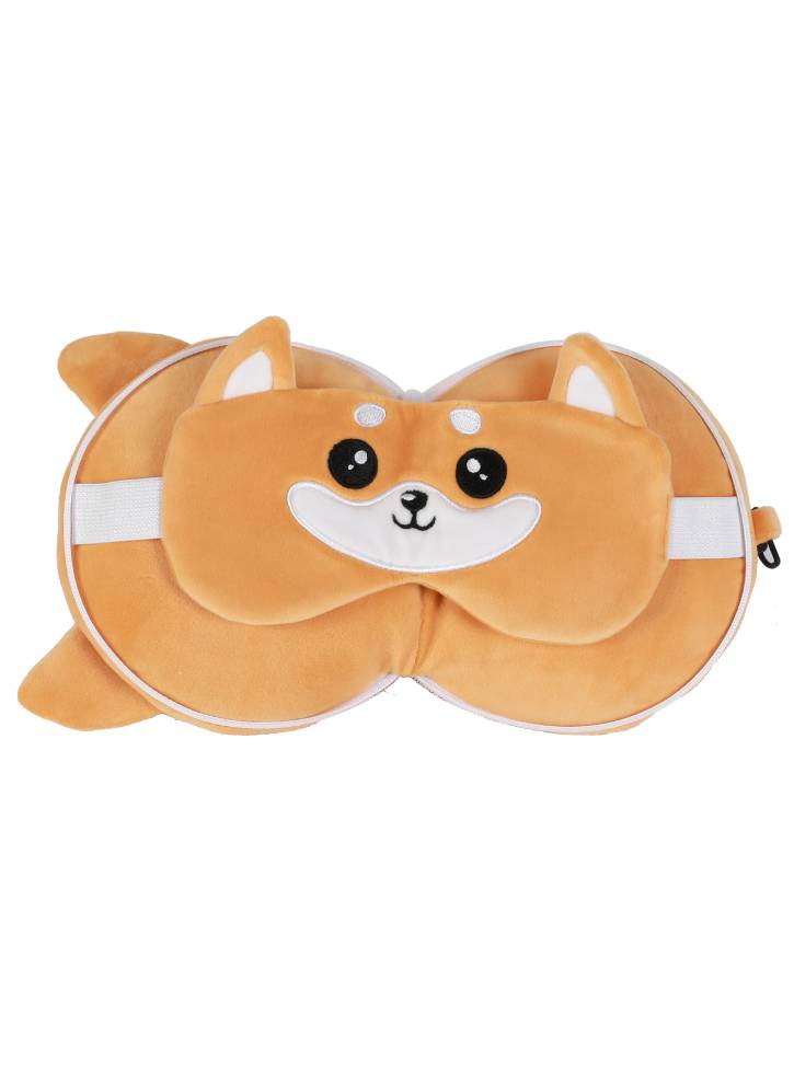 iTotal Pillow with Sleep Mask Shiba (XL2531)