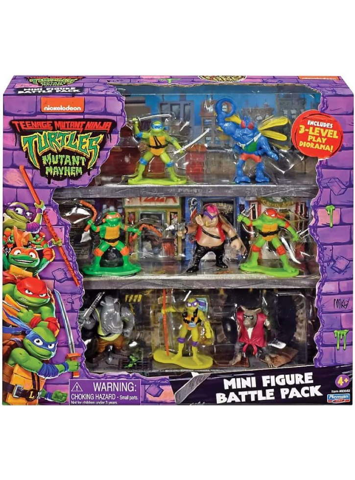 Turtles Mutant Mayhem Mini Figure Battle Pack (46-83562)