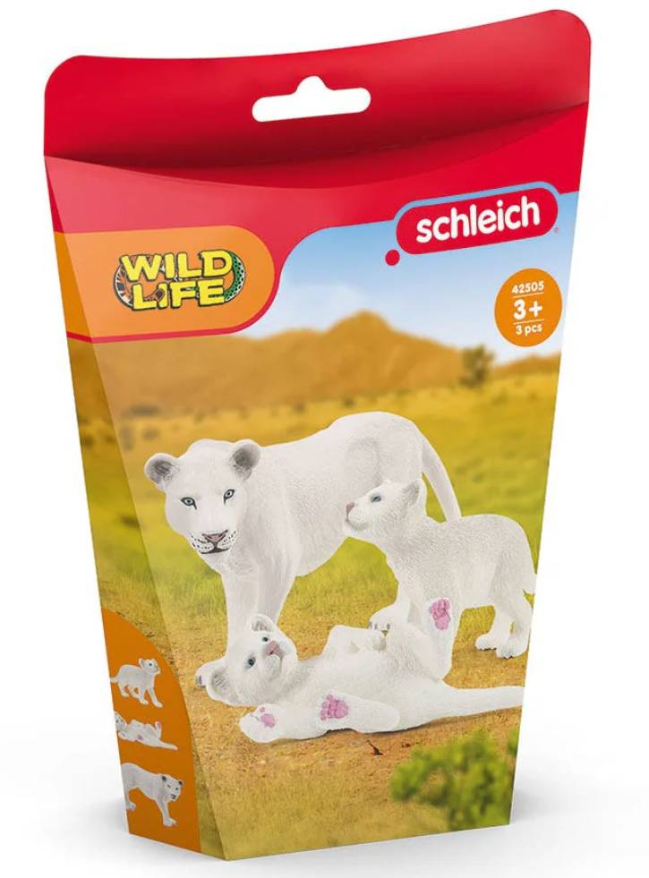 Schleich Wild Life Lion mother with cubs (42505)