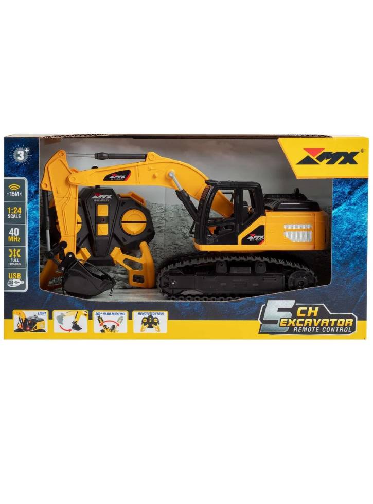 MX R/C Constructions Excavator R/C 1:24 2,4GHz, 3,7V 500mAh, 6 channels (471460)