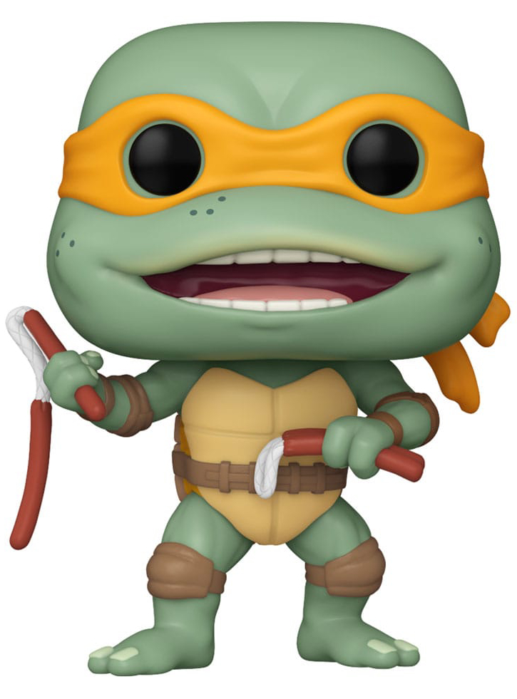 Funko Pop Movies Teenage Mutant Ninja Turtles Michelangelo Sausage Link Nunchucks #1611 9cm